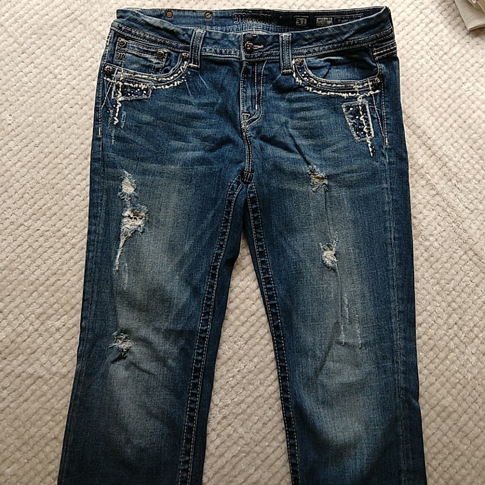 Miss Me Easy Cropped jeans